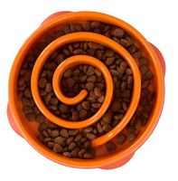 Miska dla psa spowalniająca jedzenie OutwardHound Fun Feeder Mini pomarańcz