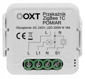 OXT Mini Przekaźnik 1 Obwód pomiar 16A ZigBee TUYA zdjęcie 8