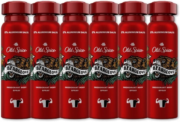Old Spice Bearglove dezodorant deo spray 6 x 150ml zdjęcie 1