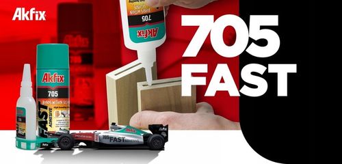 Klej Cyjanoakrylowy z Aktywatorem AKFIX 705 Zestaw 65g + 200ml UNIWERSALNY na Arena.pl