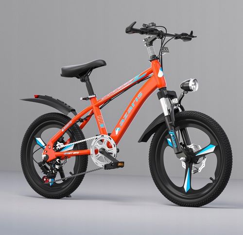 ROWER DZIECIĘCY ROWEREK 16 CALI TARCZE KOŁA BOCZNE AMORTYZATOR OSŁONA LED na Arena.pl