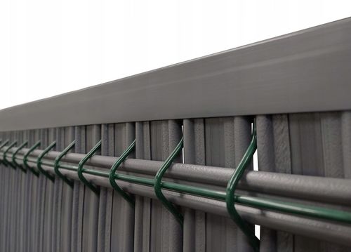 OSŁONA DO PANELI OGRODZENIOWYCH 123 x250 44/62 ANTRACYT Cały kpl+instrukcja na Arena.pl
