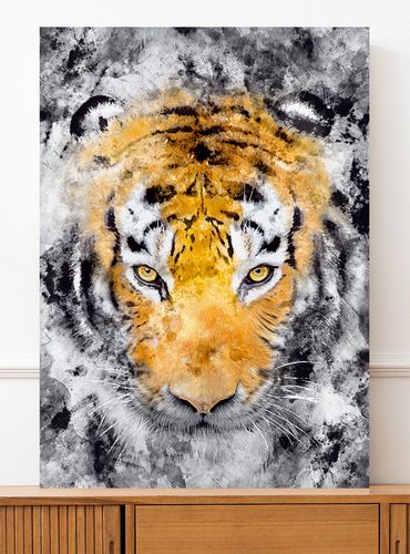 Plakat tygrys abstrakcja 30x40 cm na Arena.pl