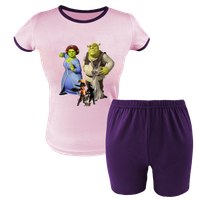 Krótka Piżama dziecięca Shrek