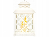 LAMPION DEKORACYJNY LATARNIA OZDOBNA LED CZBIAŁY SC1774