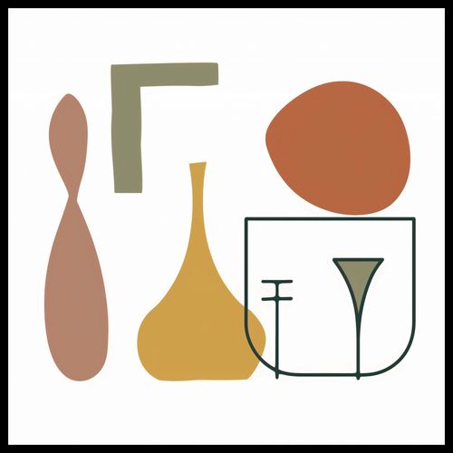 Plakat 80x80cm Naczynia na Arena.pl