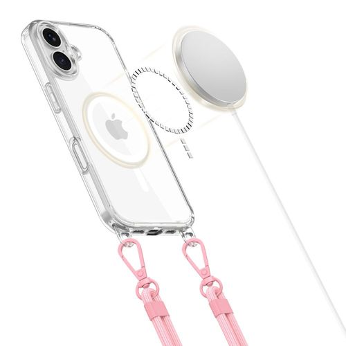 TECH-PROTECT FLEXAIR CHAIN MAGSAFE IPHONE 16 GREY & PINK na Arena.pl