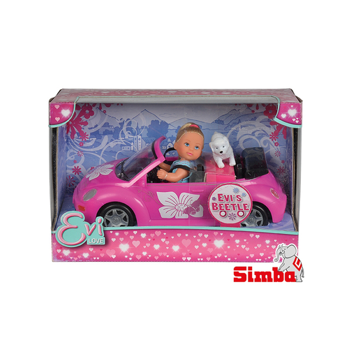 Lalka Evi w kabriolecie Simba na Arena.pl