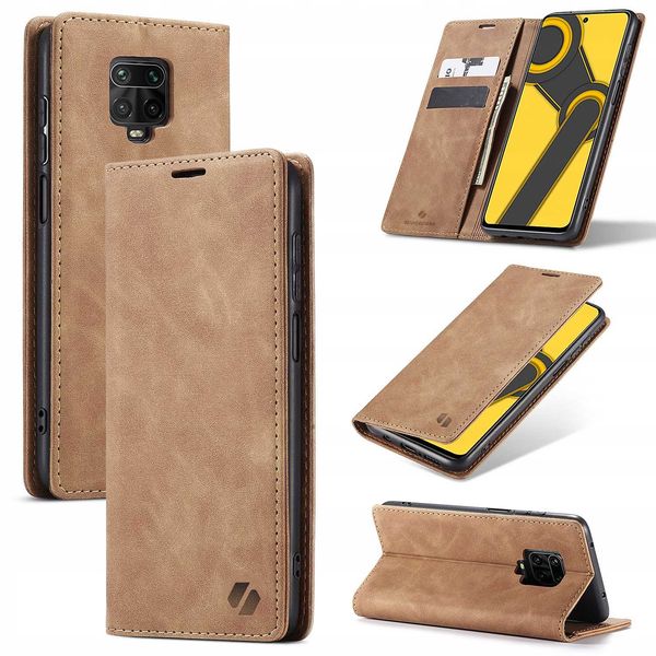 Spacecase Wallet Redmi Note 9S/9 Pro Light Brown zdjęcie 11