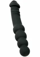 hidden desire dual sided anal vibrator silikonowy dwustronny, 8+5 trybow