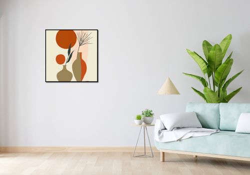 Plakat 70x70cm Wazy w Czerwieni na Arena.pl