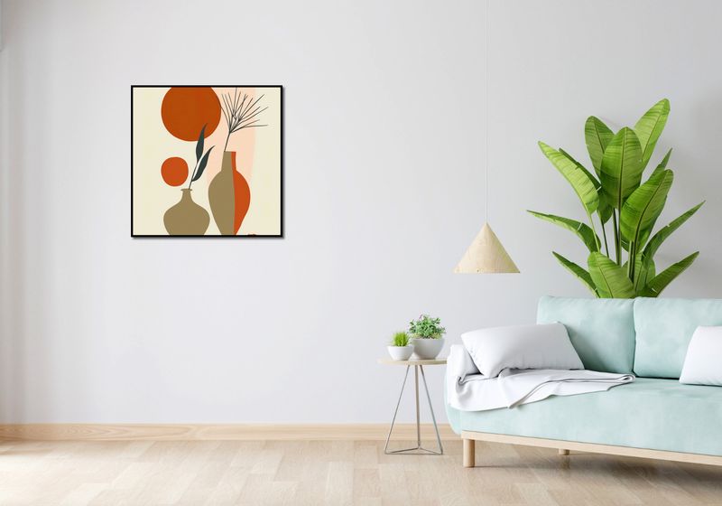 Plakat 70x70cm Wazy w Czerwieni zdjęcie 4