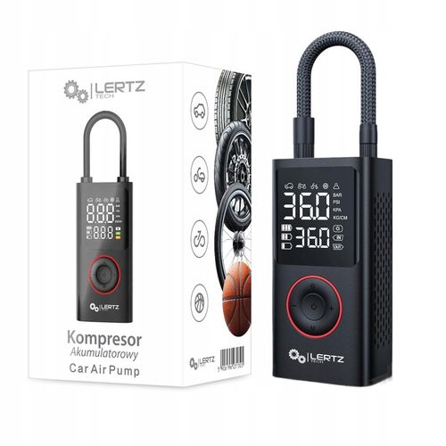 POMPKA KOMPRESOR SAMOCHODOWY ELEKTRYCZNA ROWEROWA AKUMULATOROWY + na Arena.pl