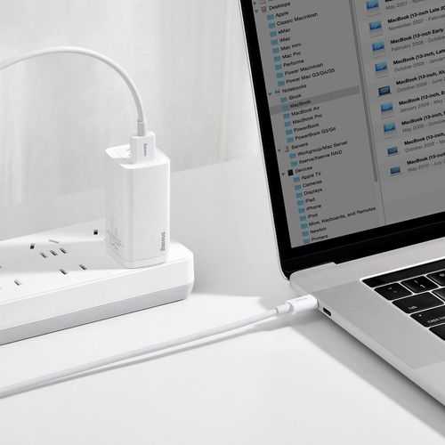 kabel usb do usb-c baseus superior series, 66w, 1m (biały) na Arena.pl