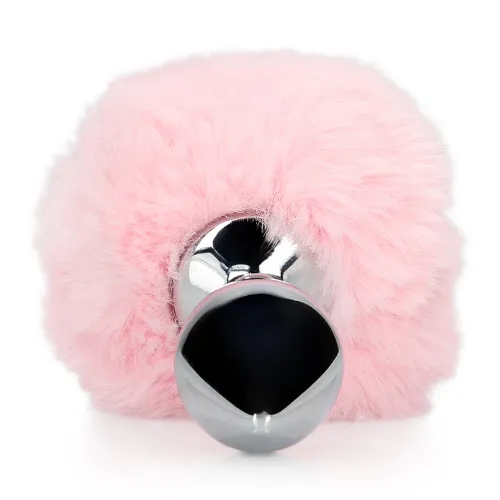 ouch! by shots metalowy korek z puszystym ogonem kroliczka, srebrny na Arena.pl