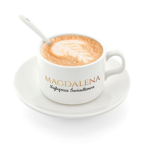 Podziękowanie PREZENT dla świadkowej filiżanka z nadrukiem na Arena.pl