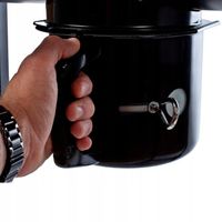 GRILL WĘGLOWY 3 CHROMOWANE RUSZTA ogrodowy+popielnik+termometr