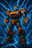 Opłatek na tort Robot Samochodowy Humanoidalny Transformers Postać A4