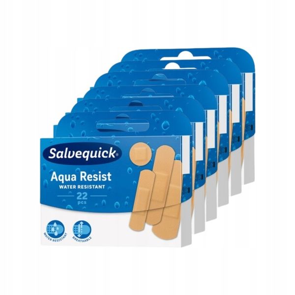 Salvequick plastry Aqua Resist - 22 sztuki MIX zdjęcie 1