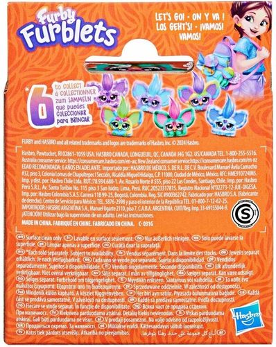 Furby FURBLETS Interaktywna maskotka Mello-Nee LETNI CHILL F8894 Furbiś na Arena.pl