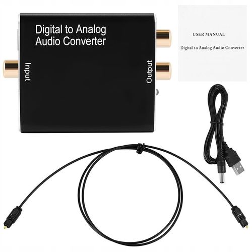 Optyczny Konwerter Coaxial Toslink/ SPDIF RCA 2x CINCH Cyfrowe na na Arena.pl