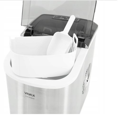 MOCNA KOSTKARKA DO LODU MASZYNA DO KOSTEK INOX S/L 12kg/dzień 240W+GRATIS na Arena.pl