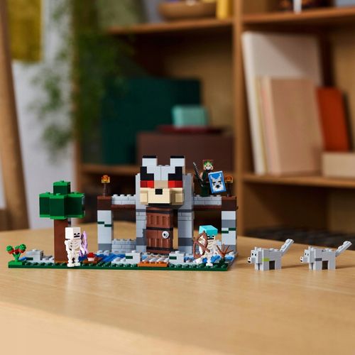LEGO Minecraft 21261 Wilcza Twierdza Zamek Treser Wilków 2x Szkielet 2xWilk na Arena.pl
