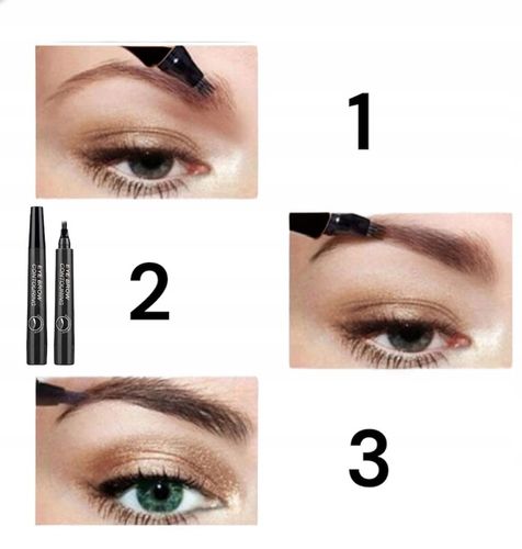 KREDKA DO BRWI MARKER EYEBROW CZARNY WODOODPORNY na Arena.pl