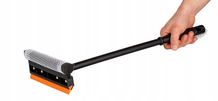 2X SZCZOTKA TELESKOPOWA DO CZYSZCZENIA SAMOCHODU FELG AUTA GĄBKA ŚCIĄGACZKA zdjęcie 14