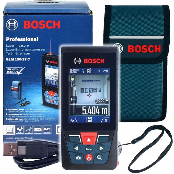 DALMIERZ LASEROWY GLM 150-27 C BOSCH kamera zdjęcie 1