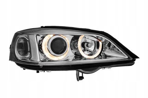 Reflektory przednie Opel Astra G CHROM RINGI na Arena.pl
