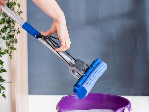 Mop gąbkowy TOP 27cm do podłóg ściągaczka wyciskany kij teleskopowy York na Arena.pl