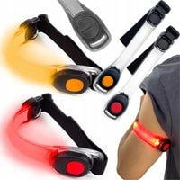 OPASKA LED NA RAMIĘ ŚWIĘCACA LAMPKA DO BIEGANIA NA ROWER PO ZMROKU 2