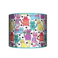 Abażur Walec - Kotki