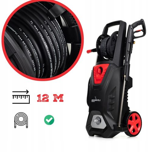 MYJKA CIŚNIENIOWA LEHMANN MOSIĄDZ 3000W INDUKCJA 350bar ZWIJACZ 12M na Arena.pl