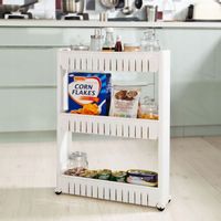 Półka kuchenna wnęka półki na kółkach koszyk regał