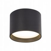 HALOGENOWA CZARNA OPRAWA LED GX53 SUFITOWA ALUMINIOWA IP20