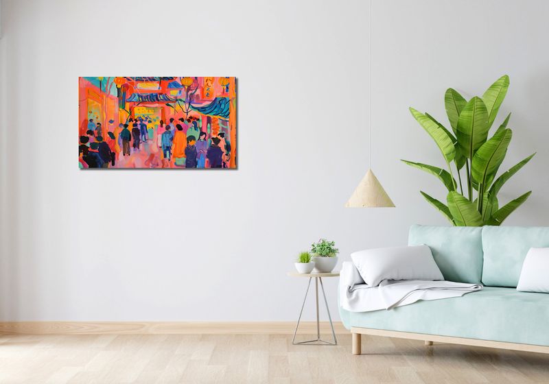 Obraz 90x50cm Gitara Elektryczna zdjęcie 2