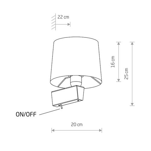 LAMPA ścienna CHILLIN 8201 Nowodvorski klasyczna OPRAWA abażurowy kinkiet biały na Arena.pl