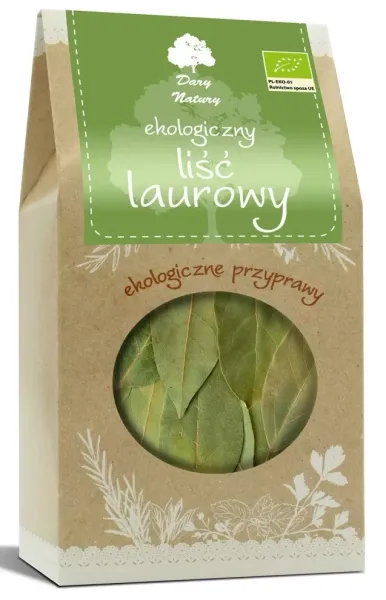 LiŚĆ Laurowy BIO 50 g - Dary Natury zdjęcie 1
