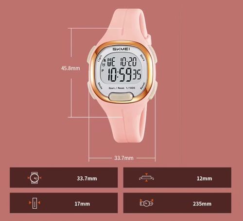 Zegarek damski SKMEI skm.124571d.wm elektroniczny wiele funkcji na Arena.pl
