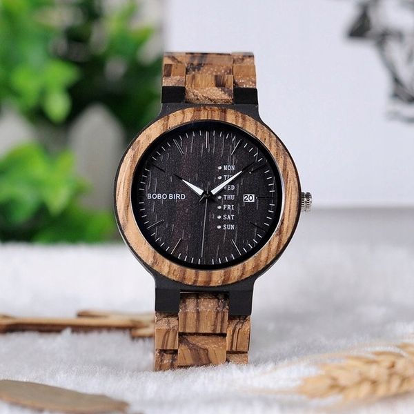 Drewniany zegarek BOBO BIRD O26-2 Unisex Bobobird zdjęcie 5