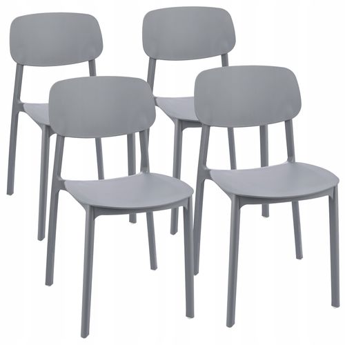 4 x Krzesło LARA szare na Arena.pl