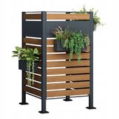 osłona kosza na śmieci zabudowa śmietnika schowek