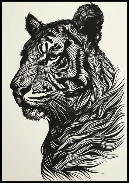 Plakat 70x100cm Tygrysi Gwizd zdjęcie 2