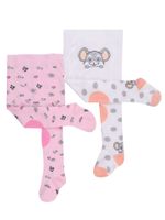 Rajstopy dziewczęce dziecięce do raczkowania 3xABS 2PAK 80-86 YOCLUB