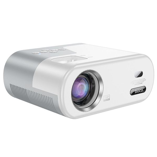 Projektor HD Ready Hoco z systemem Android Wi-Fi Bluetooth 720P DT2 biały zdjęcie 1