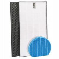 ZESTAW FILTRÓW DO OCZYSZCZACZA SHARP KC-A50EUW KC-A50EUB HEPA WEGLOWY WODY