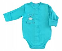 Body rozpinane po środku długi rękaw r.56 body dla noworodka bawełna