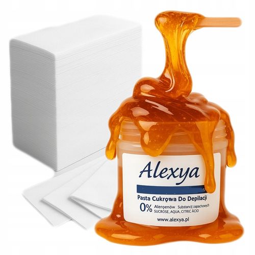 Pasta Cukrowa do depilacji + Paski + Puder lepszy chwyt MNIEJ BÓLU na Arena.pl